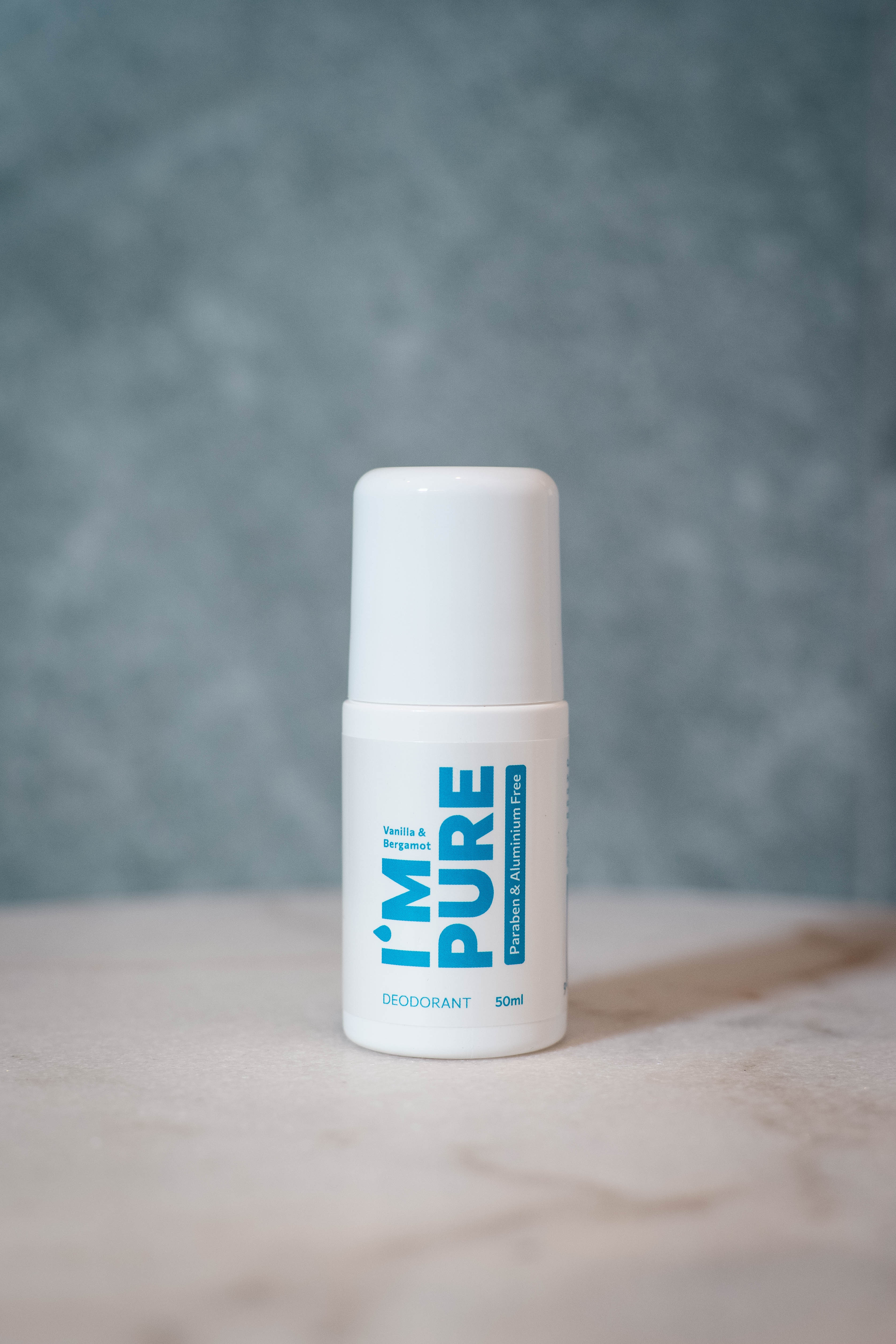 I'M PURE deodorant for him, vanilla and bergamot